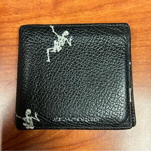 Alexander McQueen Dancing Skeletons Leather Wallet